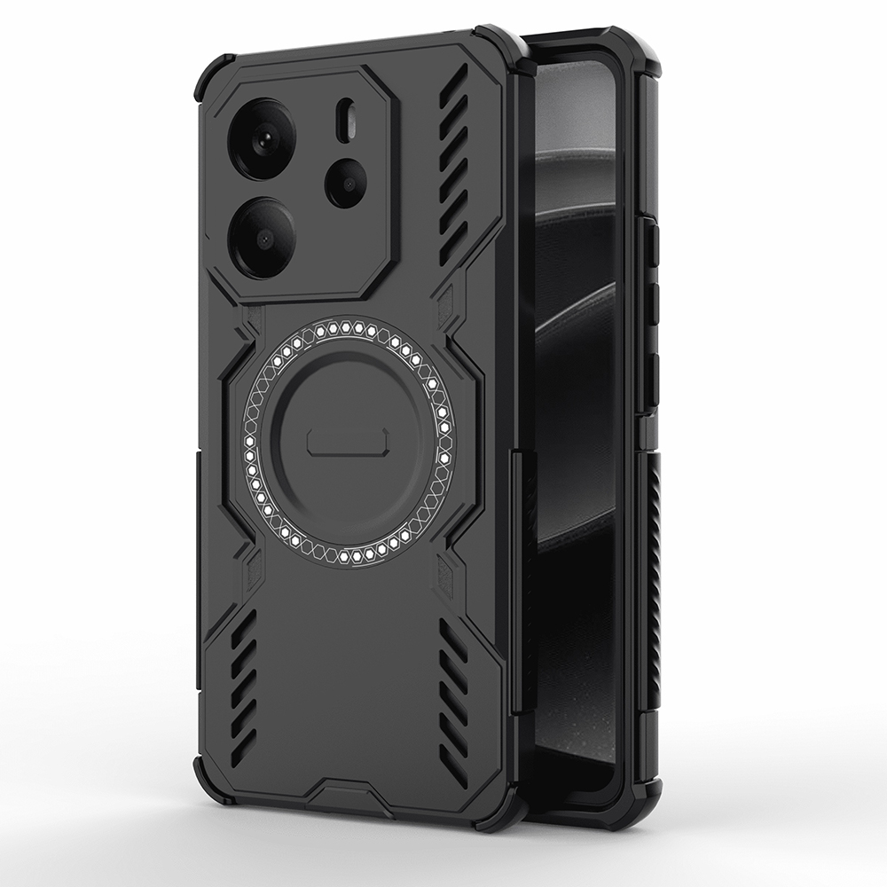 Калъф за Xiaomi Redmi Note 14 4G (регионален) - Techsuit ArmorMag Case - Черен