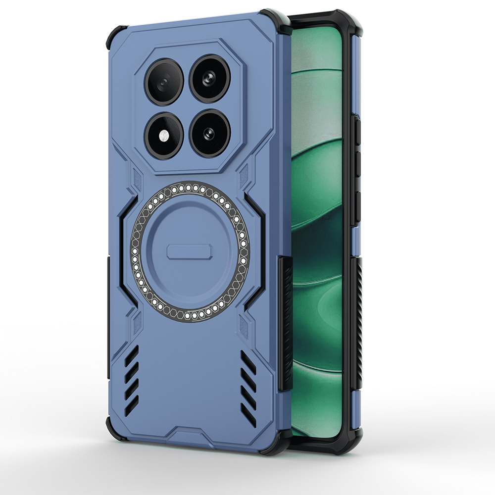 Калъф за Xiaomi Redmi Note 14 Pro 5G / Poco X7 - Techsuit ArmorMag Case - Син