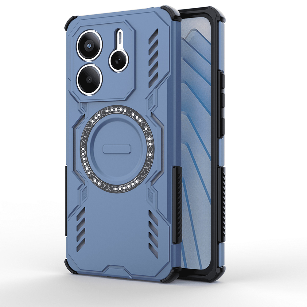 Калъф за Xiaomi Redmi Note 14 5G - Techsuit ArmorMag Case - Син