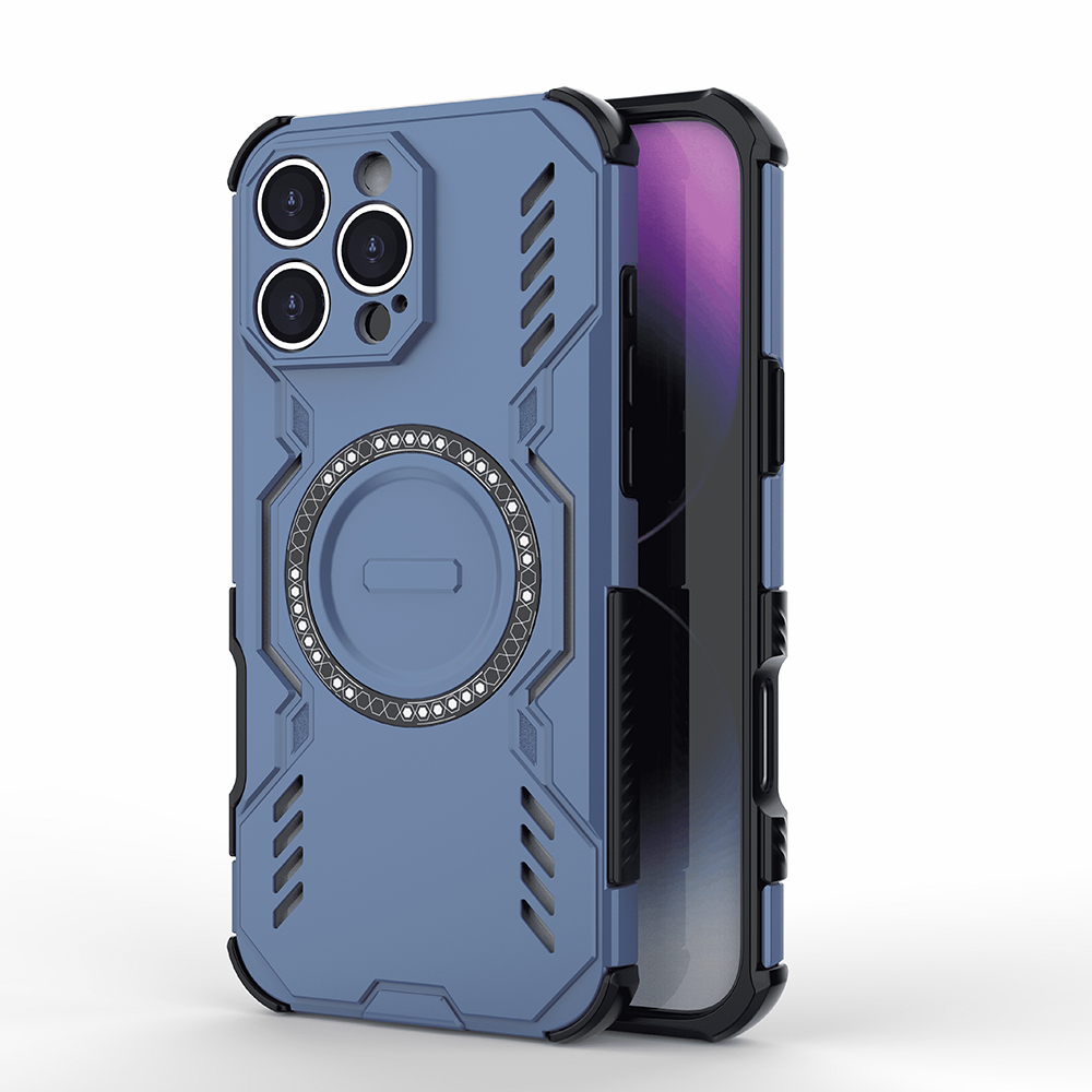 Калъф за iPhone 16 Pro - Techsuit ArmorMag Case - Син