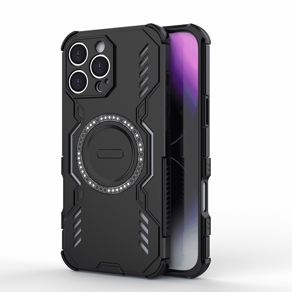 Калъф за iPhone 16 Pro - Techsuit ArmorMag Case - Черен