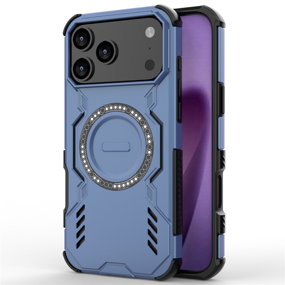 Калъф за iPhone 17 Pro Max - Techsuit ArmorMag Case - Син
