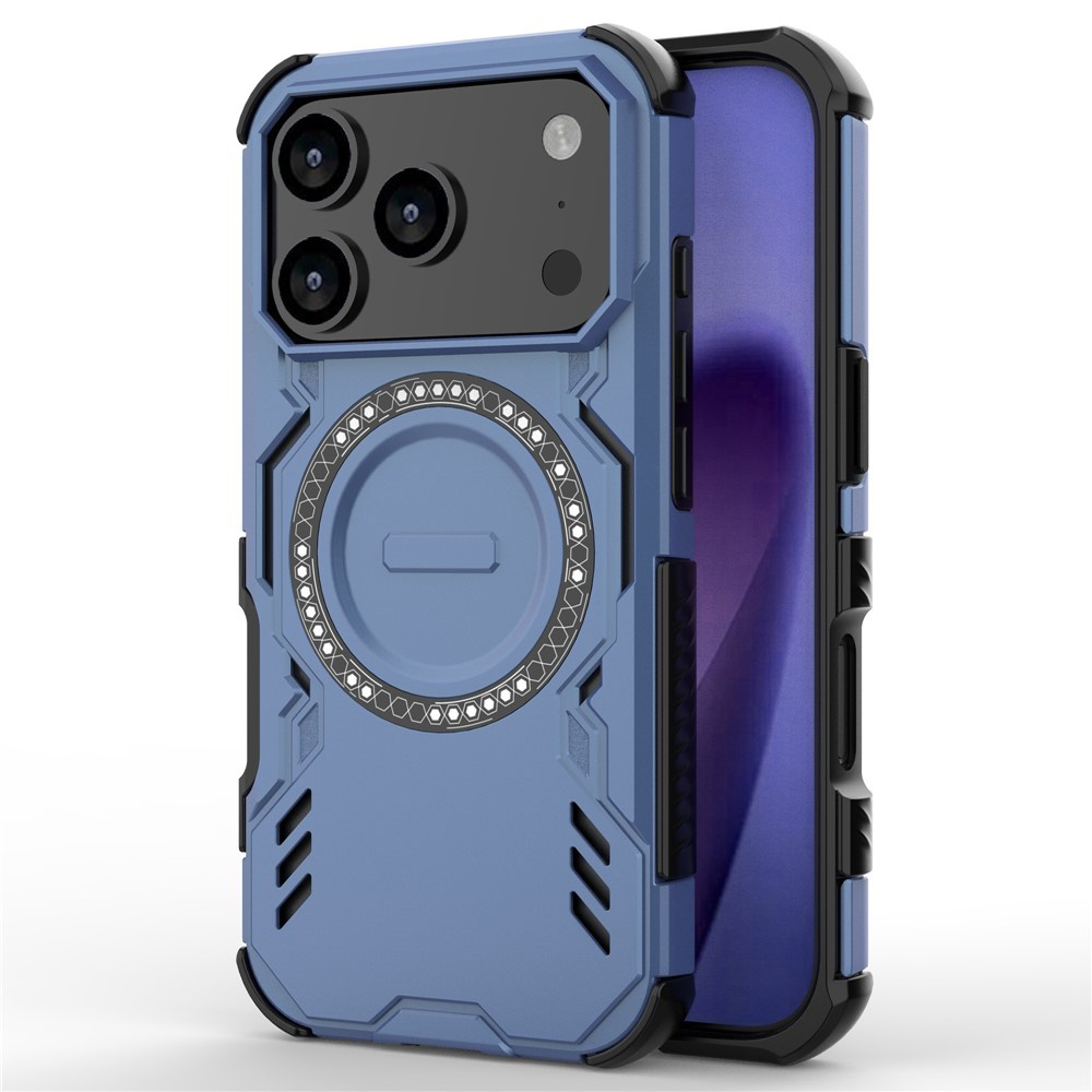 Калъф за iPhone 17 Pro - Techsuit ArmorMag Case - Син