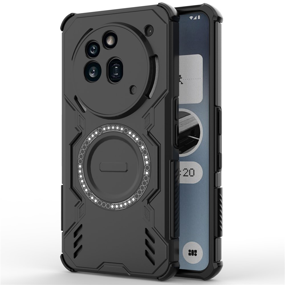 Case for Nothing Phone (3a) Pro - Techsuit ArmorMag Case - Черен