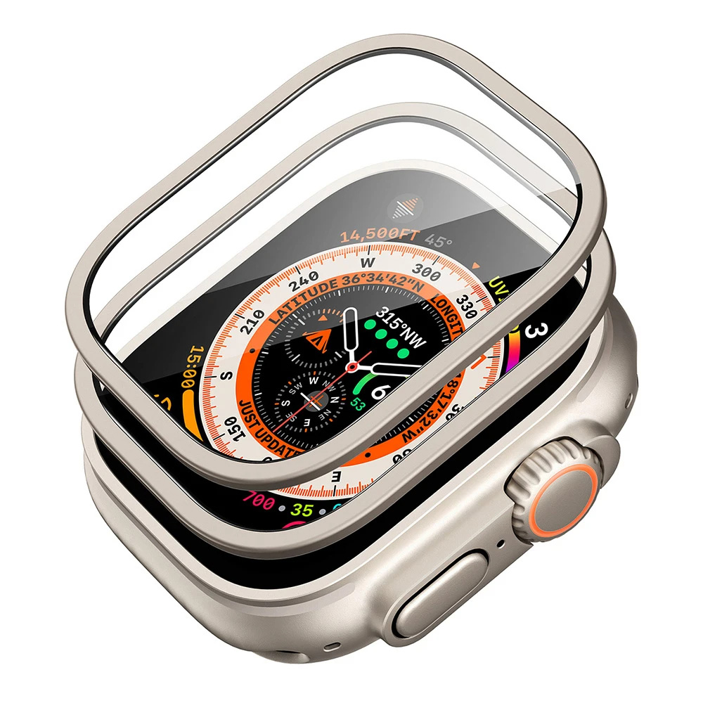 Калъф за Apple Watch Ultra / Ultra 2 / Ultra 3 (комплект 2) - ESR Armorite - Титан