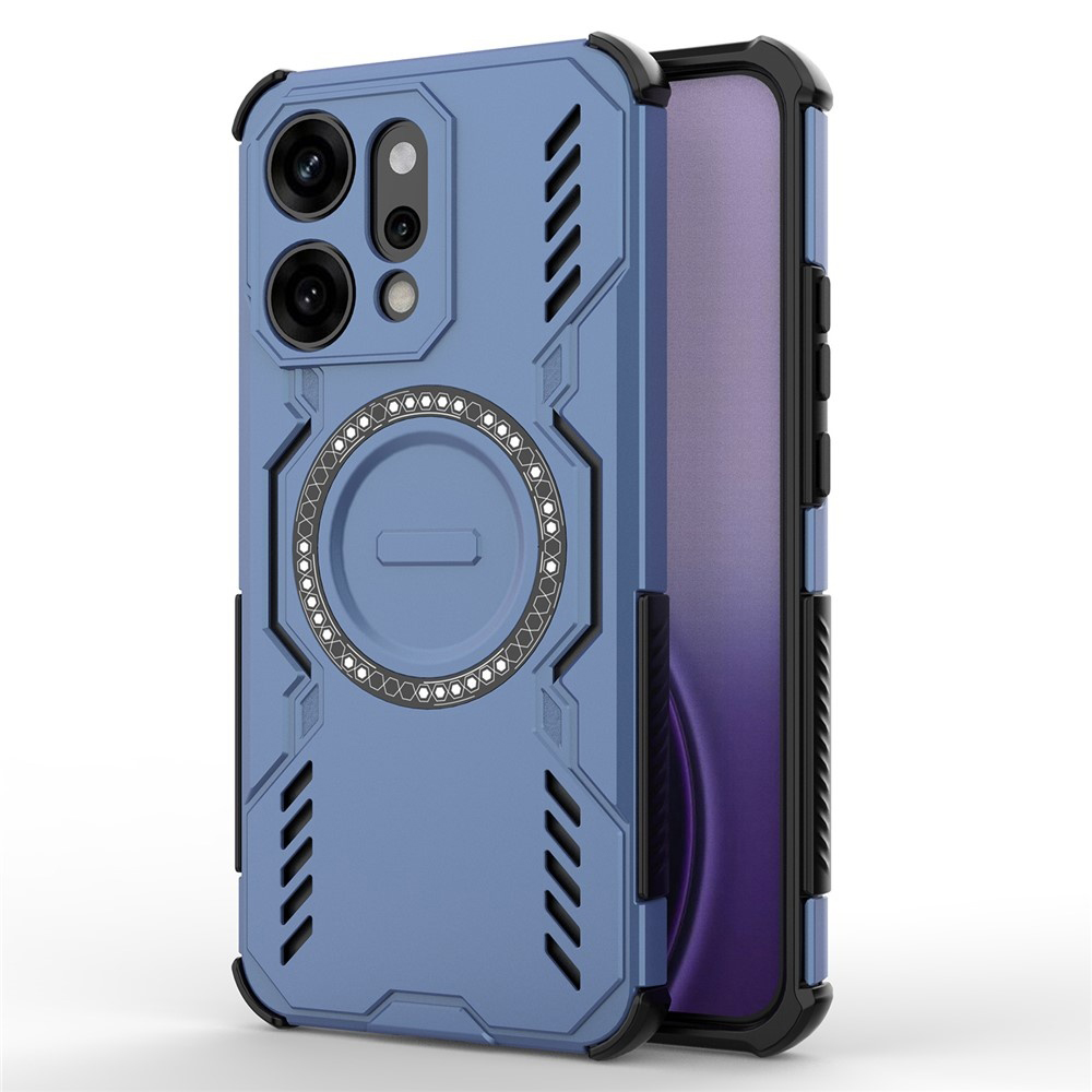 Калъф за Oppo Reno14 Pro - Techsuit ArmorMag Case - Син