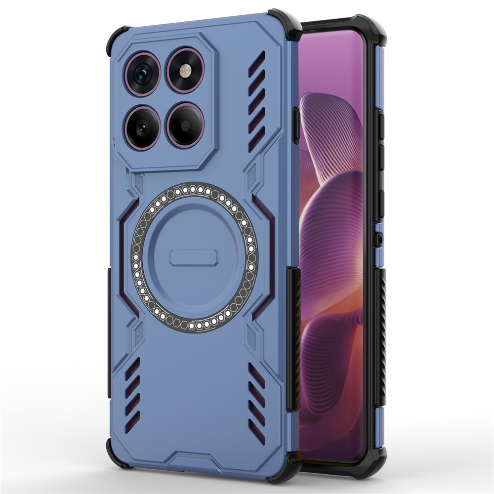 Калъф за Motorola Edge 60 Pro - Techsuit ArmorMag Case - Син