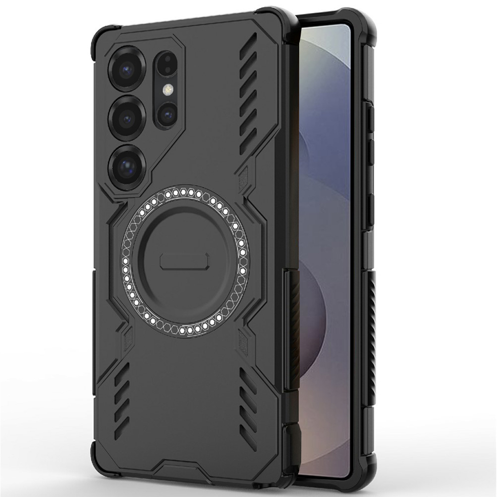 Калъф за Samsung Galaxy S25 Ultra - Techsuit ArmorMag Case - Черен