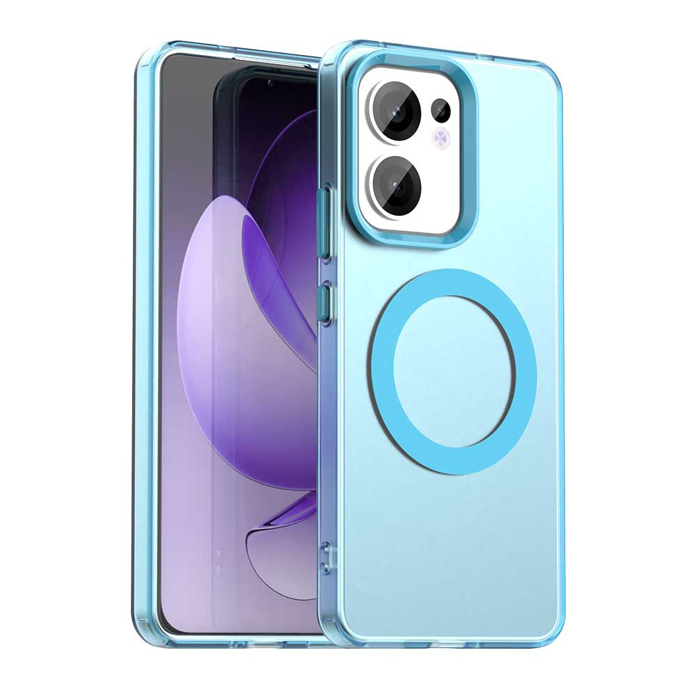 Калъф за Oppo Reno13 F 4G / Reno13 F 5G / Reno13 FS 5G - Techsuit CandyCase MagSafe - Син