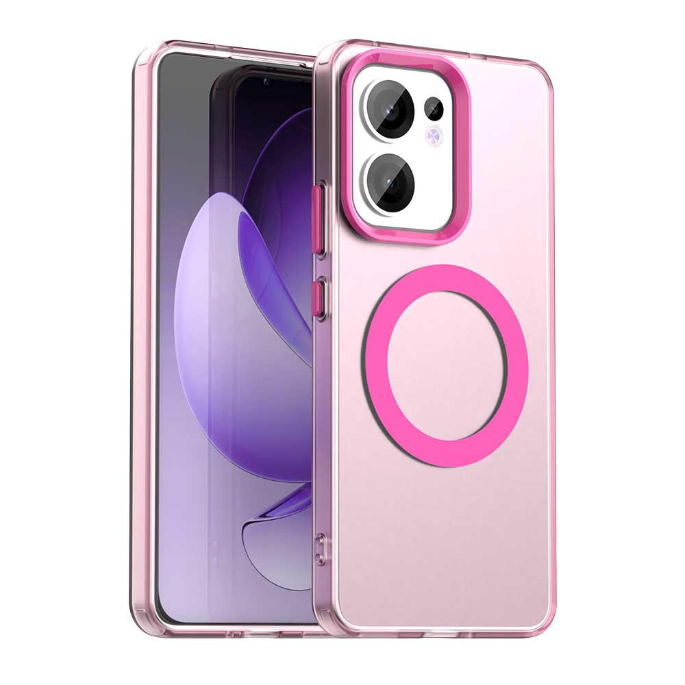 Калъф за Oppo Reno13 F 4G / Reno13 F 5G / Reno13 FS 5G - Techsuit CandyCase MagSafe - Розов