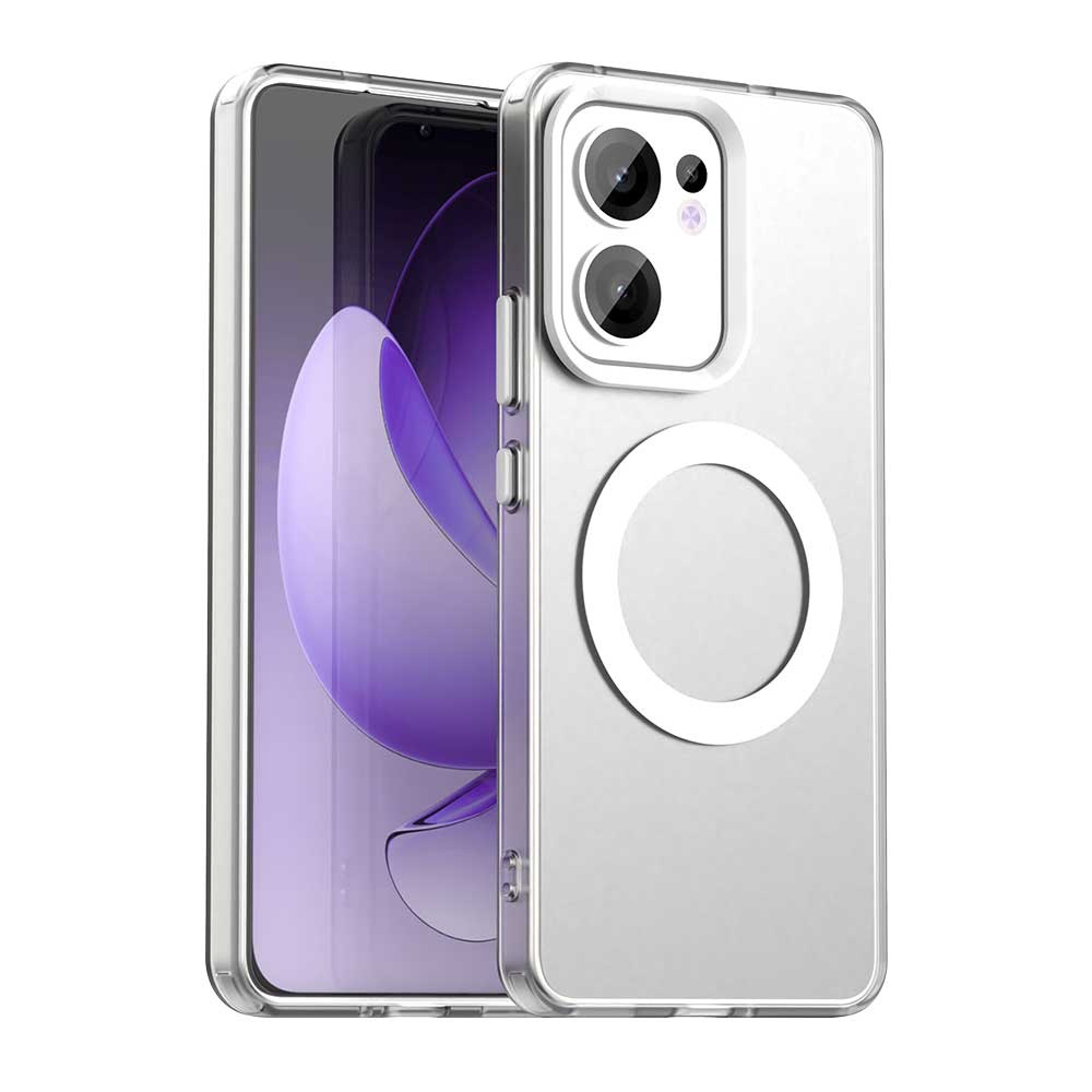 Калъф за Oppo Reno13 F 4G / Reno13 F 5G / Reno13 FS 5G - Techsuit CandyCase MagSafe - Бял