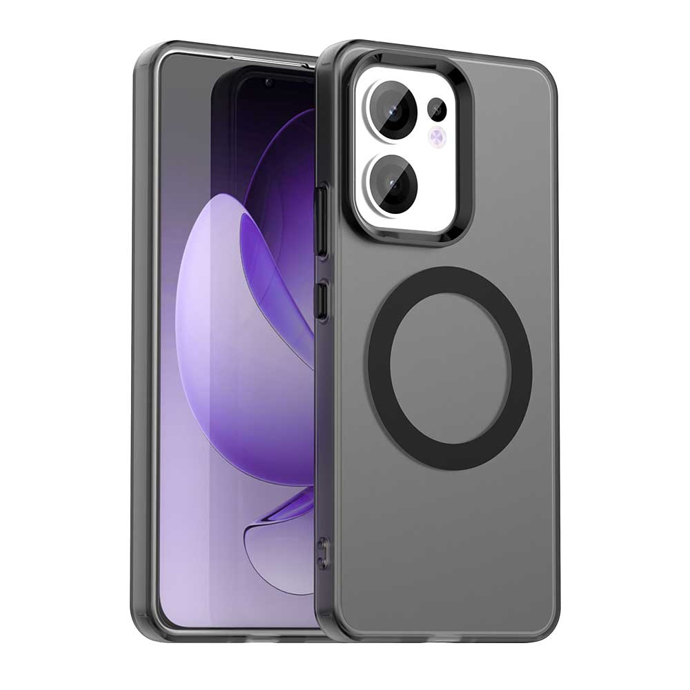 Калъф за Oppo Reno13 F 4G / Reno13 F 5G / Reno13 FS 5G - Techsuit CandyCase MagSafe - Черен
