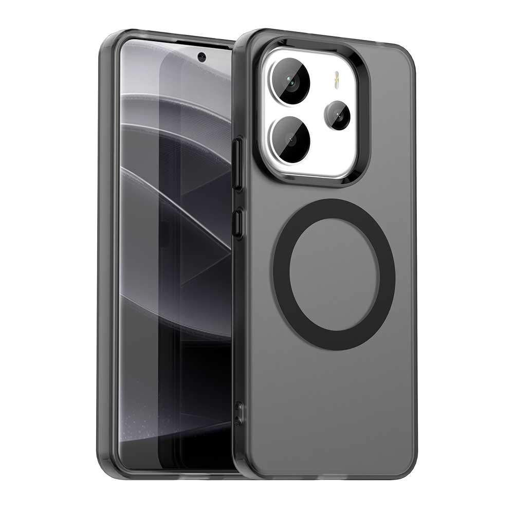 Калъф за Xiaomi Redmi Note 14 4G (Стандартен) - Techsuit CandyCase MagSafe - Черен