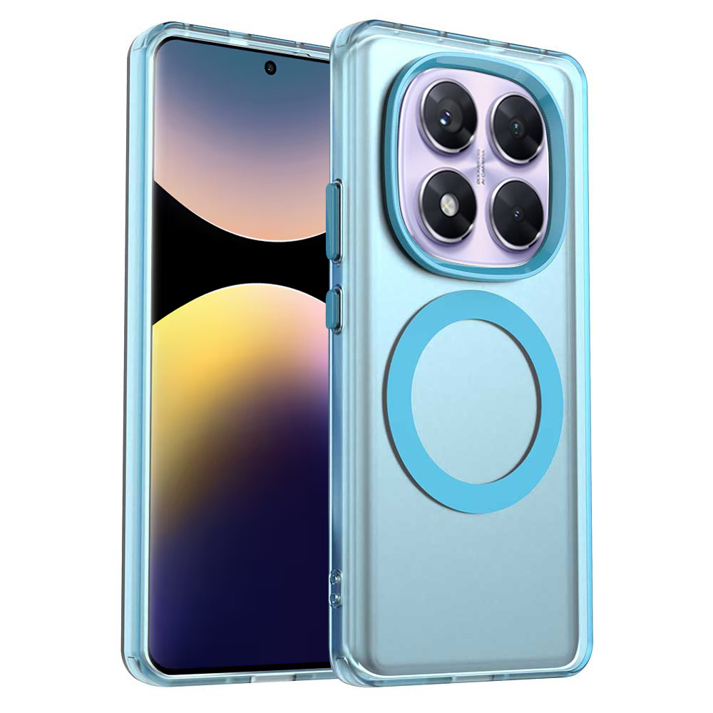 Калъф за Xiaomi Redmi Note 14 Pro 4G - Techsuit CandyCase MagSafe - Син