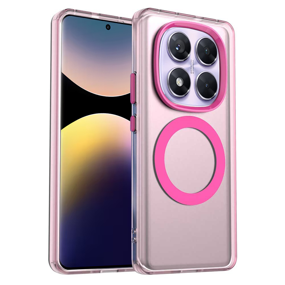 Калъф за Xiaomi Redmi Note 14 Pro 5G / Poco X7 - Techsuit CandyCase MagSafe - Розов