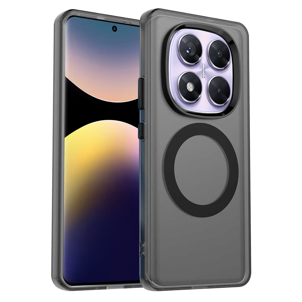 Калъф за Xiaomi Redmi Note 14 Pro 5G / Poco X7 - Techsuit CandyCase MagSafe - Черен