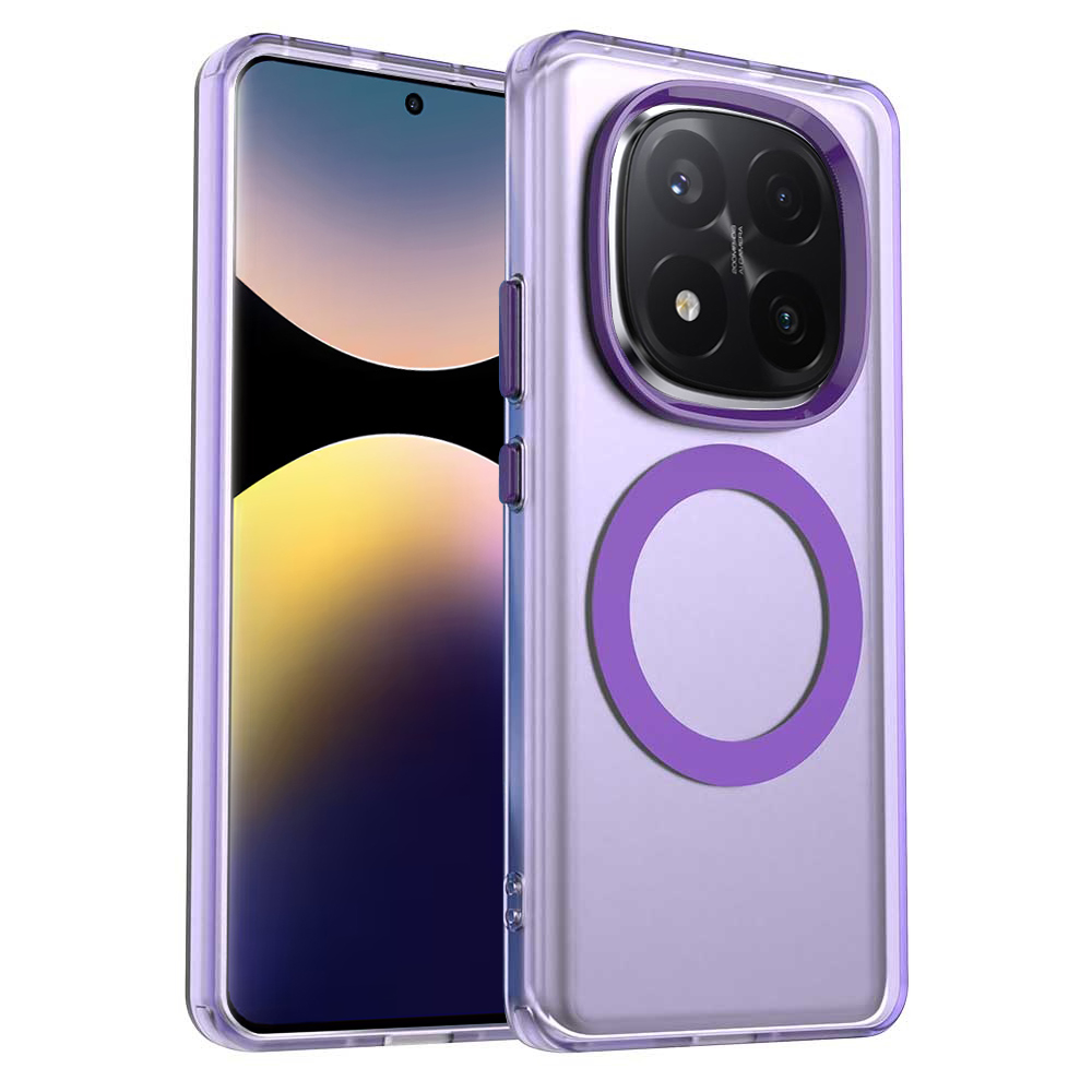 Калъф за Xiaomi Redmi Note 14 Pro+ 5G - Techsuit CandyCase MagSafe - Лилав