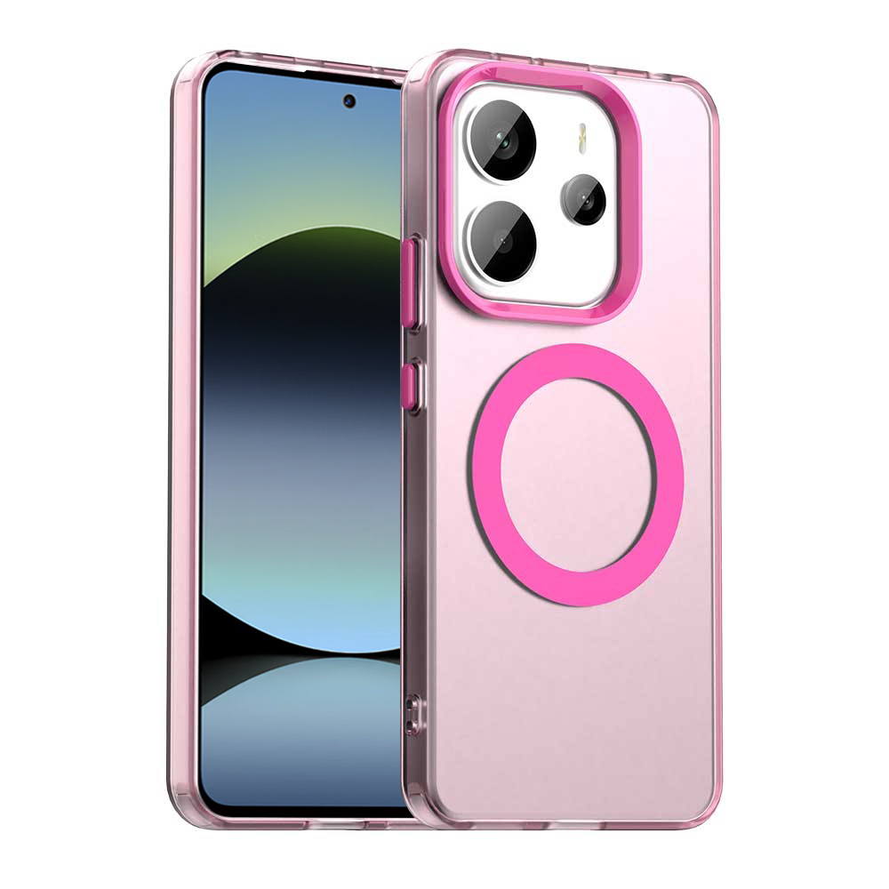Калъф за Xiaomi Redmi Note 14 5G - Techsuit CandyCase MagSafe - Розов