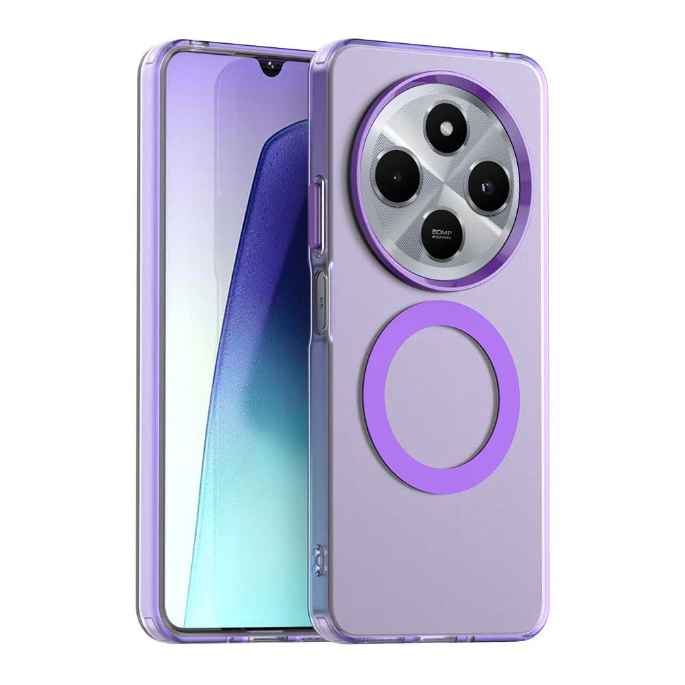 Калъф за Xiaomi Redmi 14C / Poco C75 - Techsuit CandyCase MagSafe - Лилав