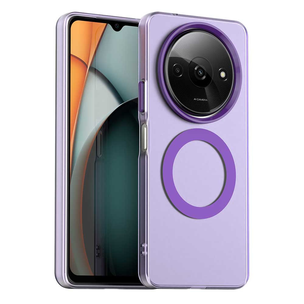 Калъф за Xiaomi Redmi A3 / Redmi A3x - Techsuit CandyCase MagSafe - Лилав