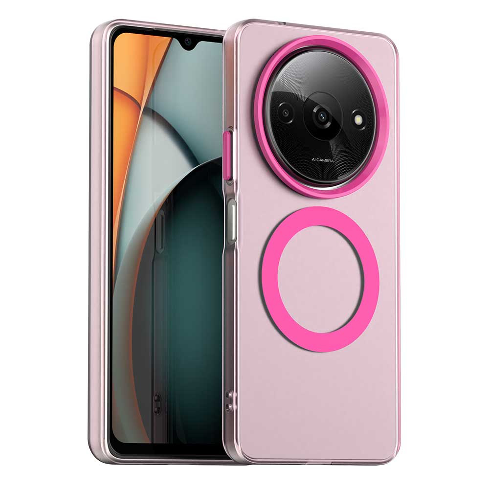 Калъф за Xiaomi Redmi A3 / Redmi A3x - Techsuit CandyCase MagSafe - Розов