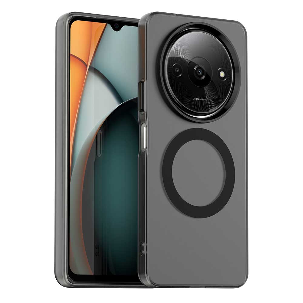 Калъф за Xiaomi Redmi A3 / Redmi A3x - Techsuit CandyCase MagSafe - Черен