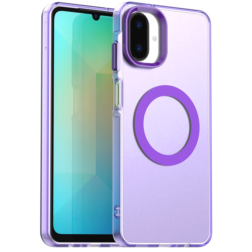 Калъф за Samsung Galaxy A07 4G - Techsuit CandyCase MagSafe - Лилав