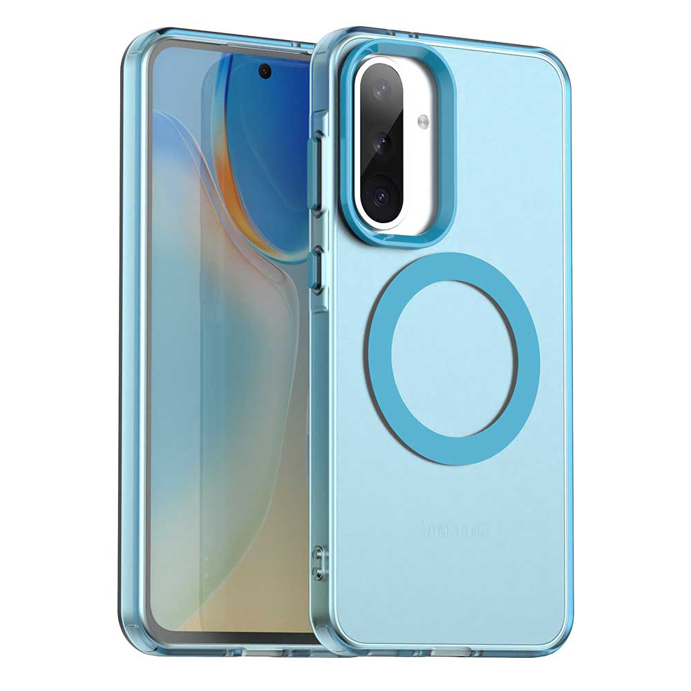 Калъф за Samsung Galaxy Galaxy A56 5G - Techsuit CandyCase MagSafe - Син