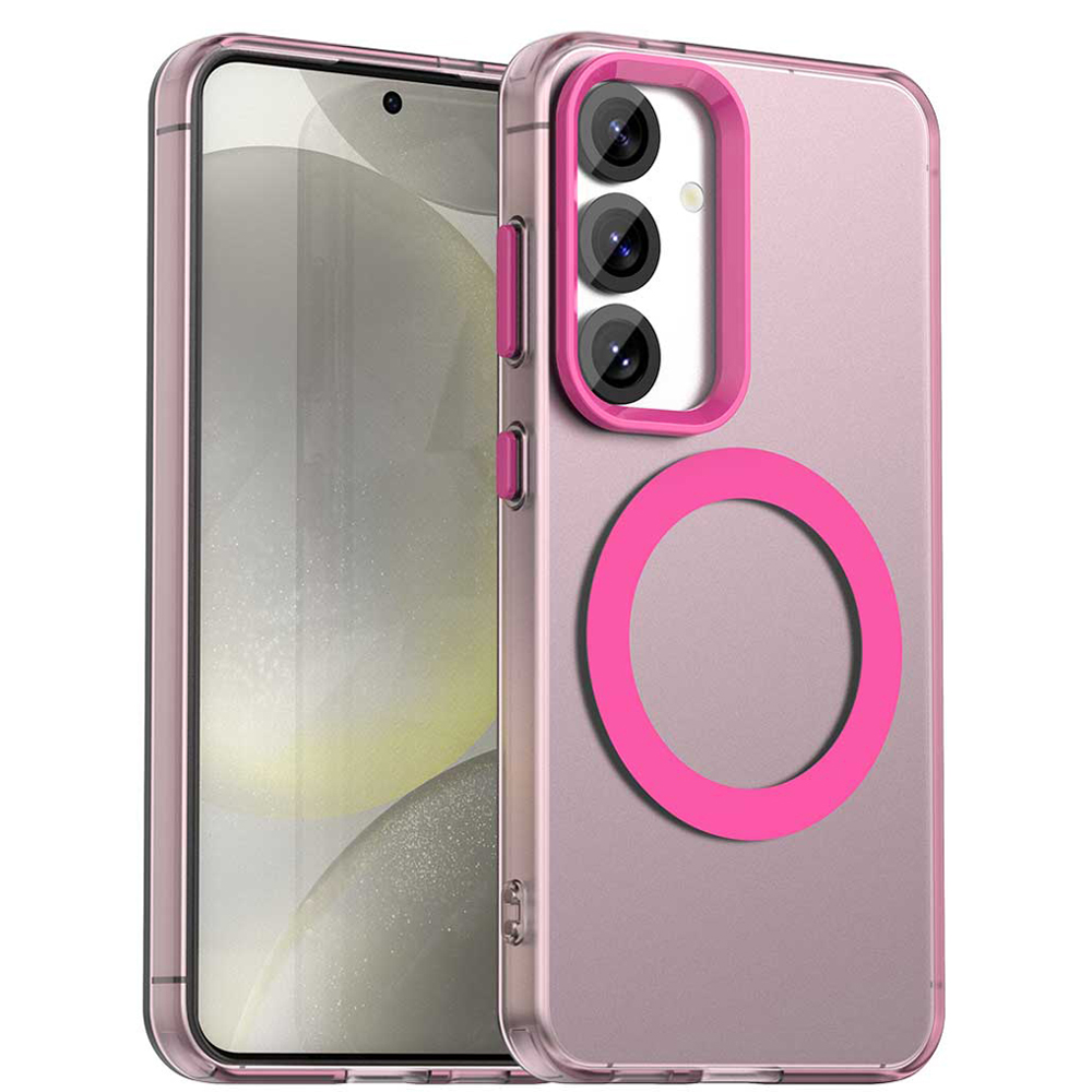 Калъф за Samsung Galaxy S24 / S25 - Techsuit CandyCase MagSafe - Розов