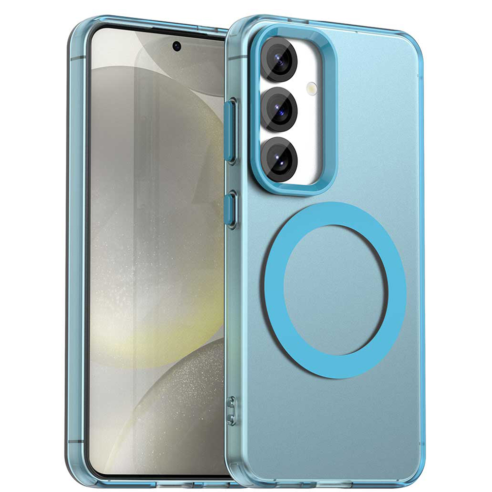 Калъф за Samsung Galaxy S24 Plus / S25 Plus - Techsuit CandyCase MagSafe - Син