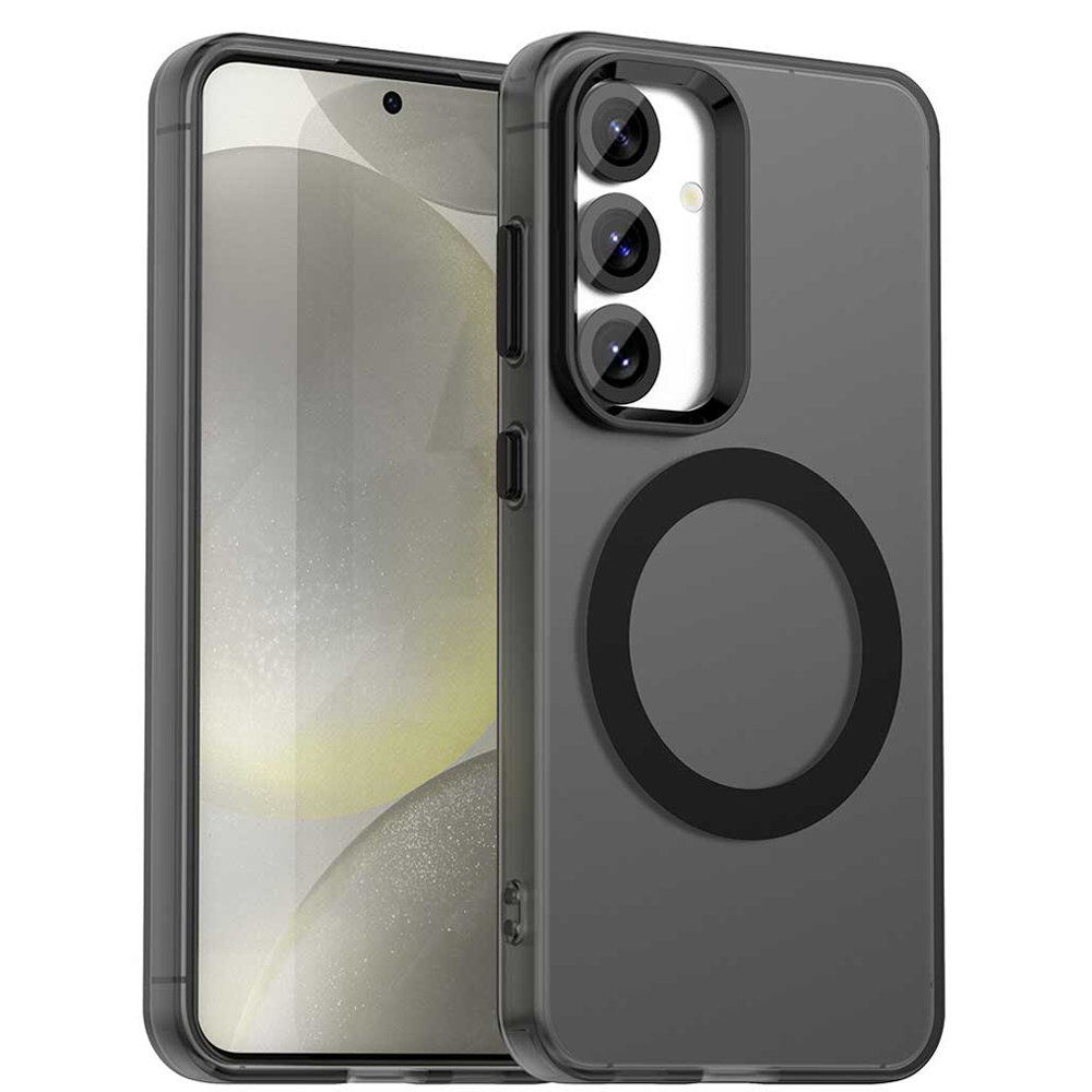 Калъф за Samsung Galaxy S24 FE - Techsuit CandyCase MagSafe - Черен
