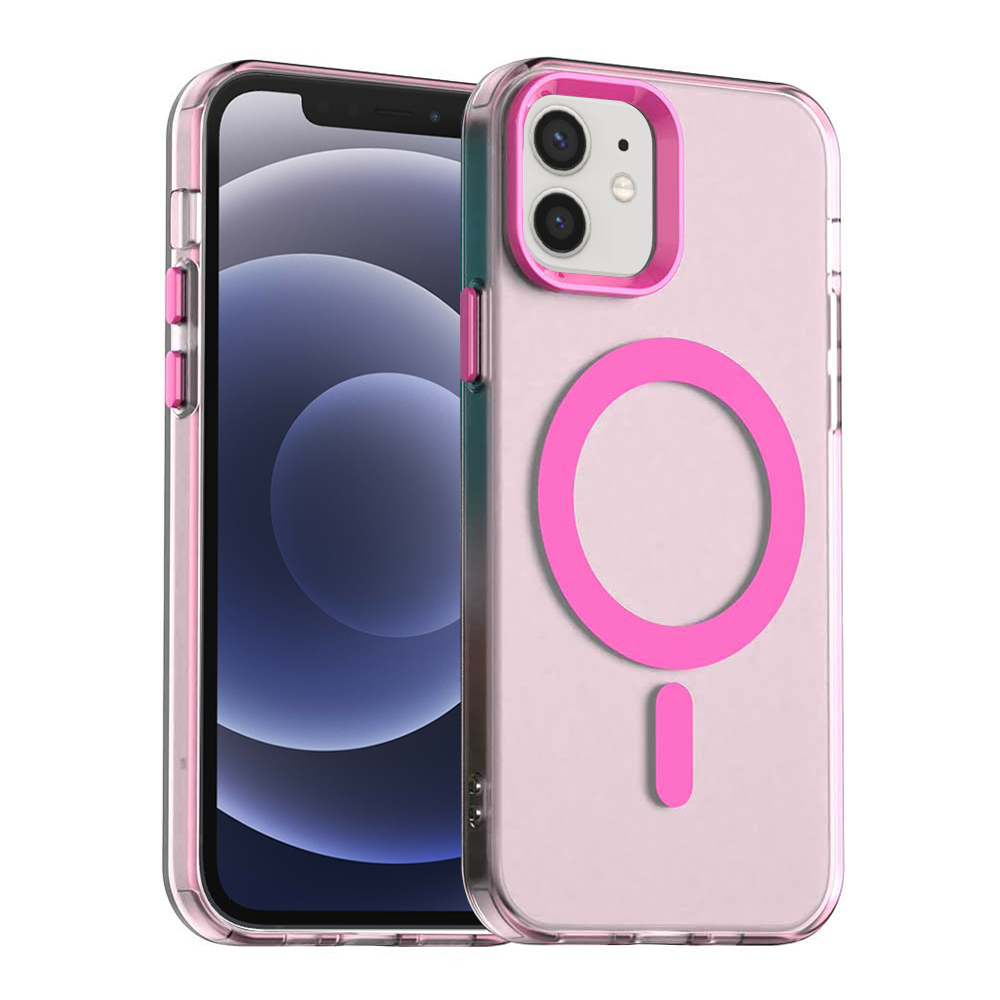 Калъф за iPhone 12 / iPhone 12 Pro - Techsuit CandyCase MagSafe - Розов