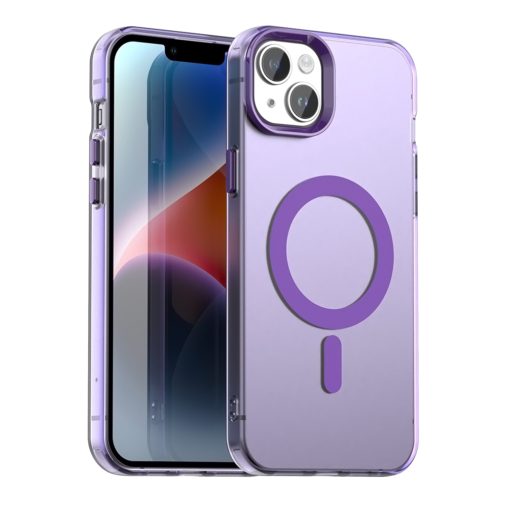 Калъф за iPhone 13 - Techsuit CandyCase MagSafe - Лилав