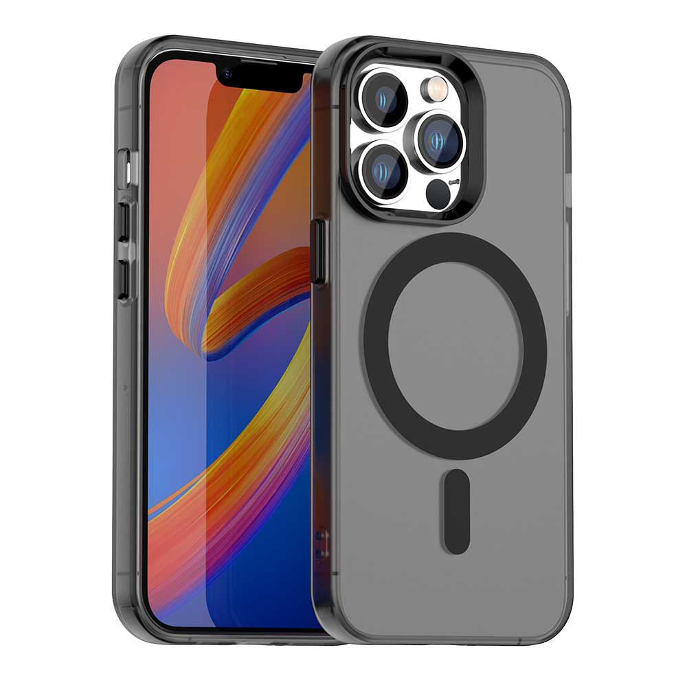 Калъф за iPhone 13 Pro - Techsuit CandyCase MagSafe - Черен