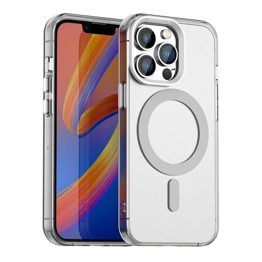 Калъф за iPhone 13 Pro - Techsuit CandyCase MagSafe - Бял