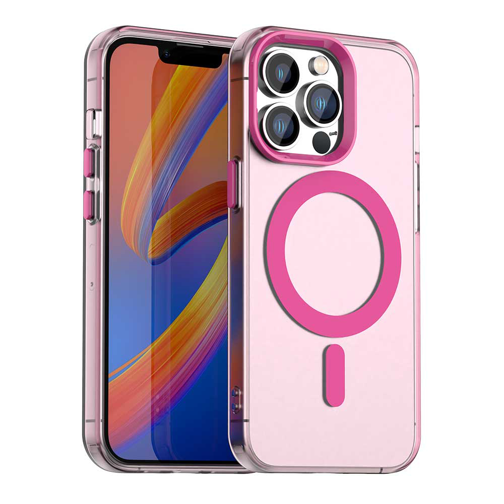 Калъф за iPhone 13 Pro Max - Techsuit CandyCase MagSafe - Розов