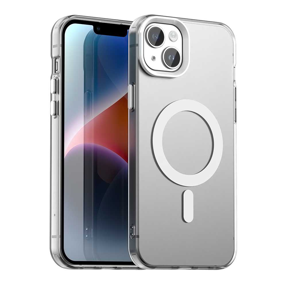 Калъф за iPhone 14 - Techsuit CandyCase MagSafe - Бял