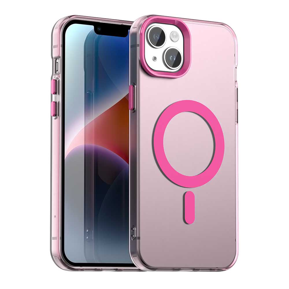 Калъф за iPhone 14 - Techsuit CandyCase MagSafe - Розов