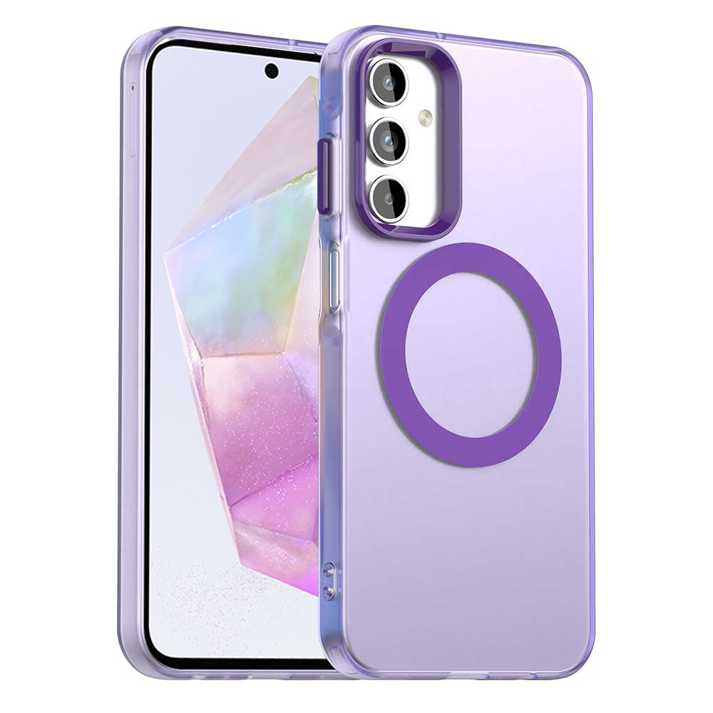Калъф за Samsung Galaxy A35 5G - Techsuit CandyCase MagSafe - Лилав