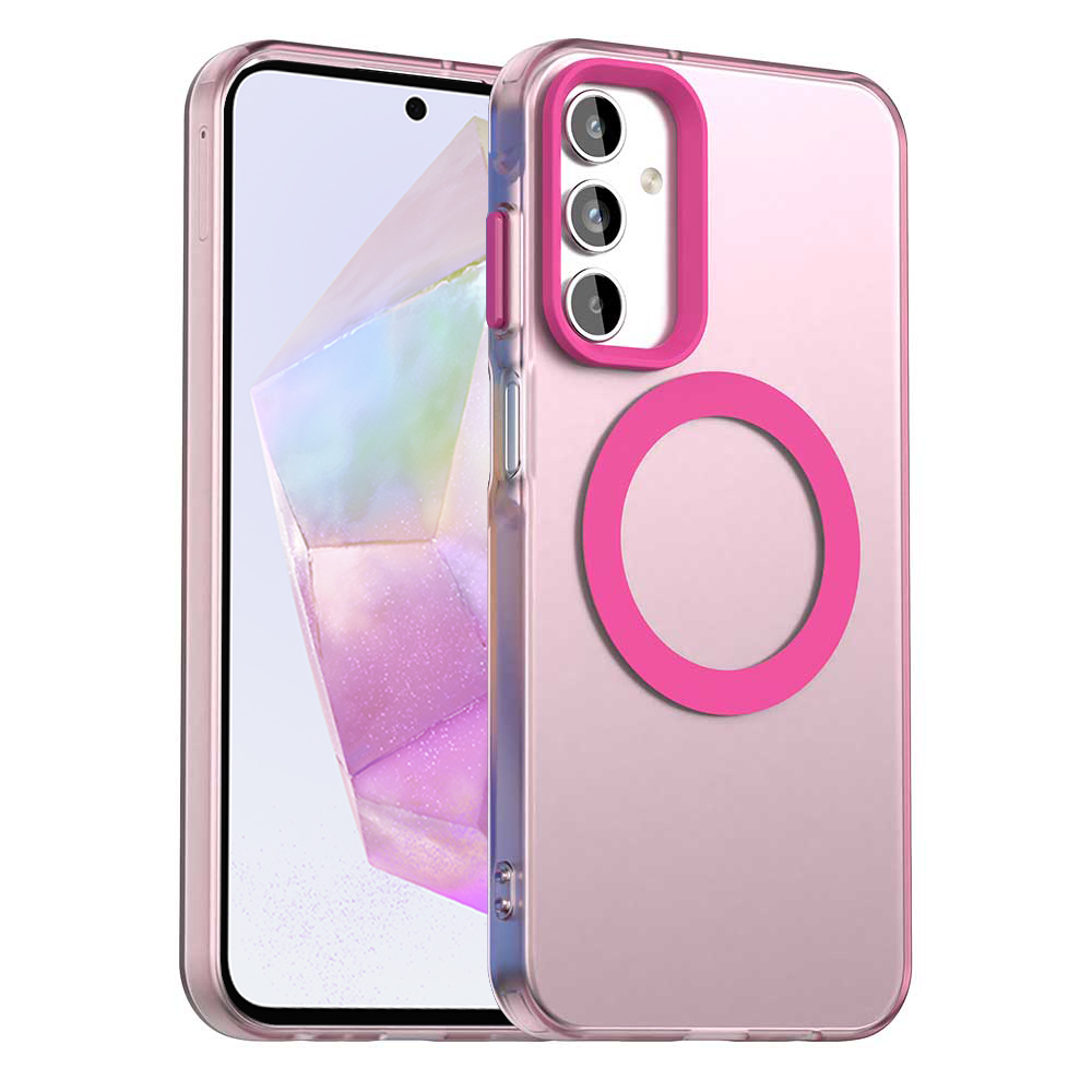 Калъф за Samsung Galaxy A35 5G - Techsuit CandyCase MagSafe - Розов