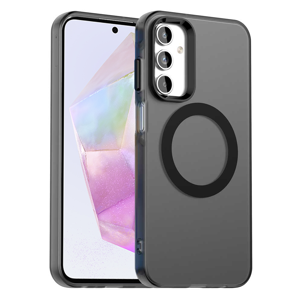 Калъф за Samsung Galaxy A35 5G - Techsuit CandyCase MagSafe - Черен