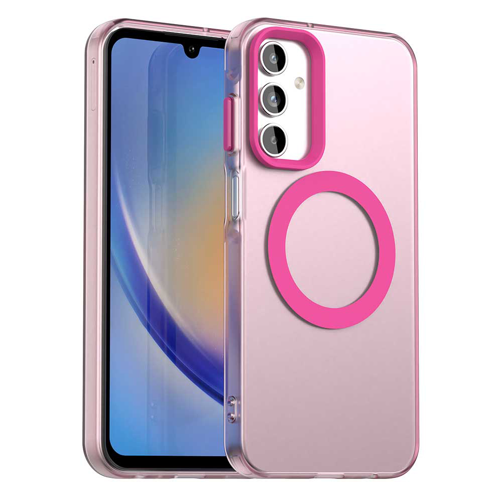 Калъф за Samsung Galaxy A15 4G / A15 5G - Techsuit CandyCase MagSafe - Розов