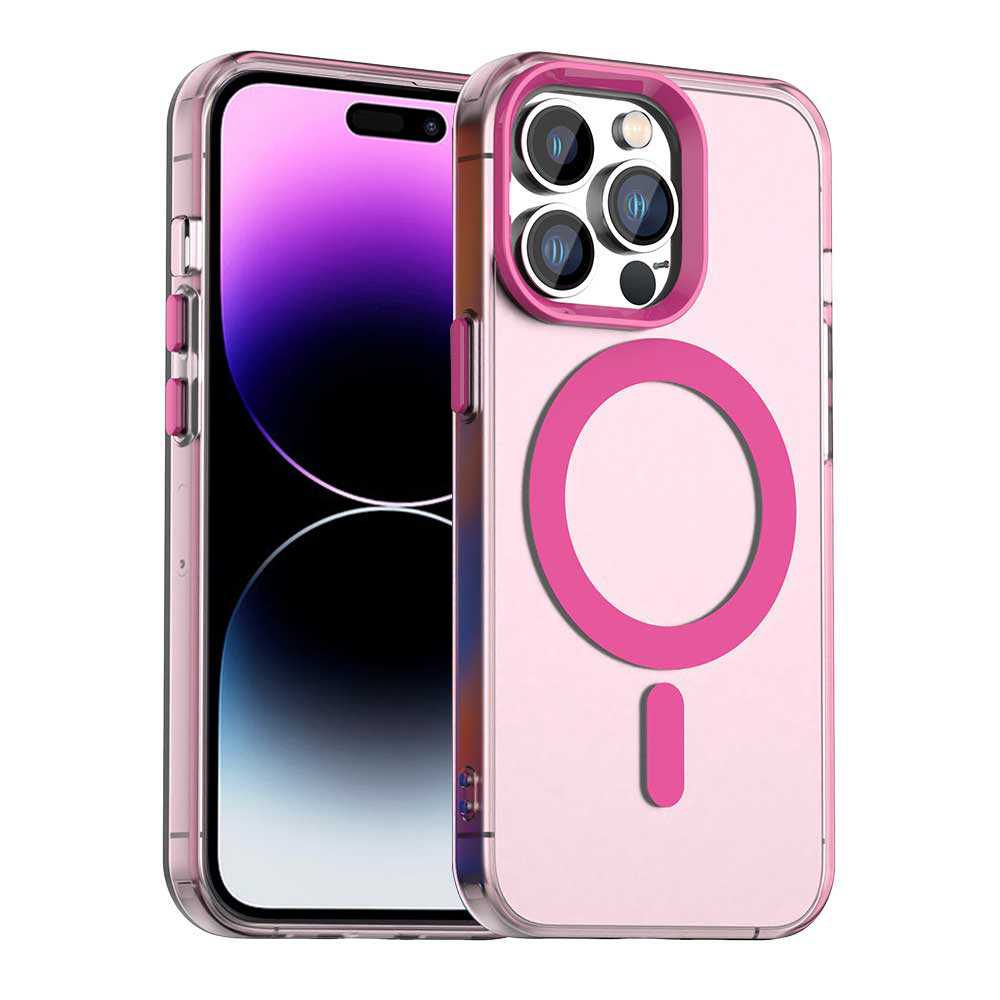 Калъф за iPhone 14 Pro Max - Techsuit CandyCase MagSafe - Розов