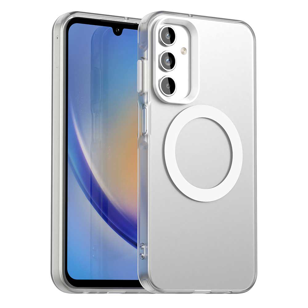 Калъф за Samsung Galaxy A15 4G / A15 5G - Techsuit CandyCase MagSafe - Бял