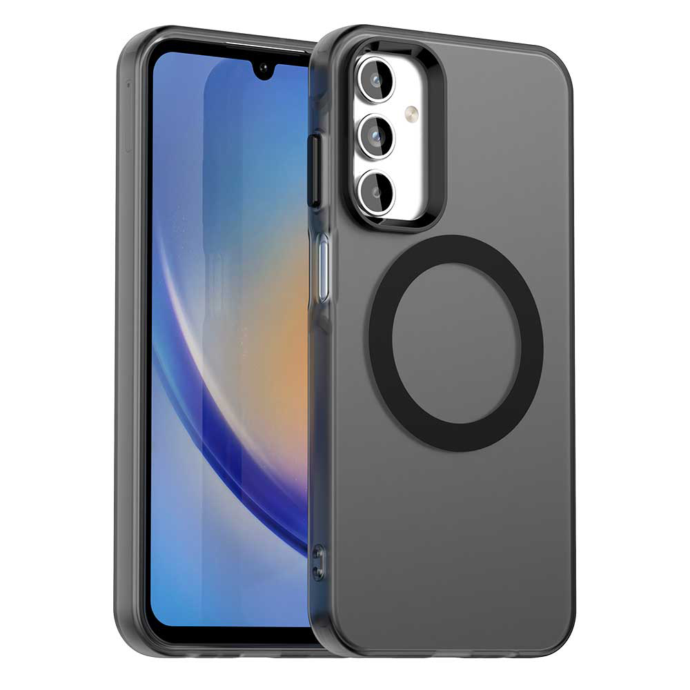 Калъф за Samsung Galaxy A15 4G / A15 5G - Techsuit CandyCase MagSafe - Черен