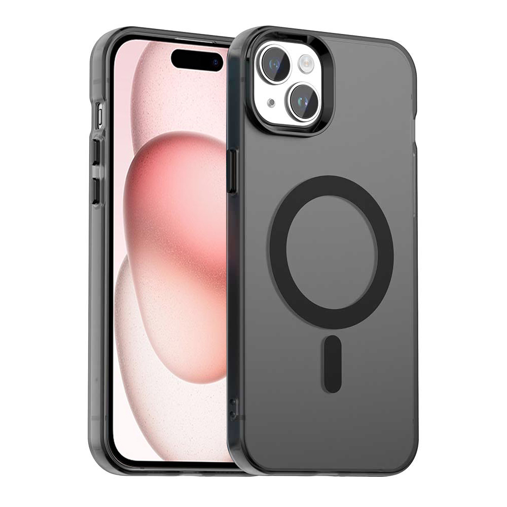Калъф за iPhone 15 - Techsuit CandyCase MagSafe - Черен