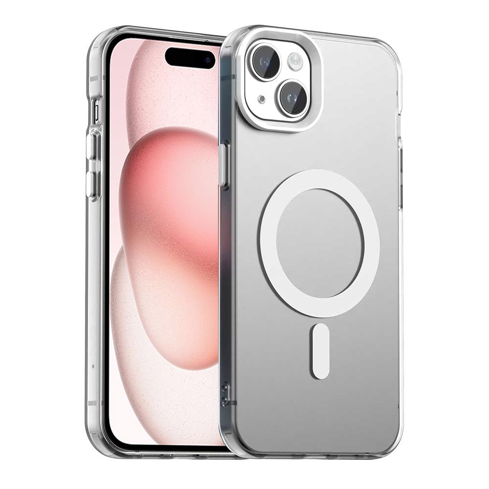 Калъф за iPhone 15 - Techsuit CandyCase MagSafe - Бял