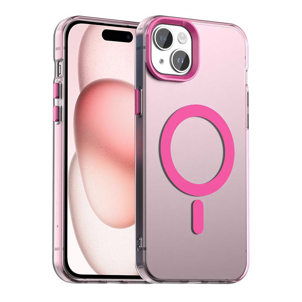 Калъф за iPhone 15 - Techsuit CandyCase MagSafe - Розов