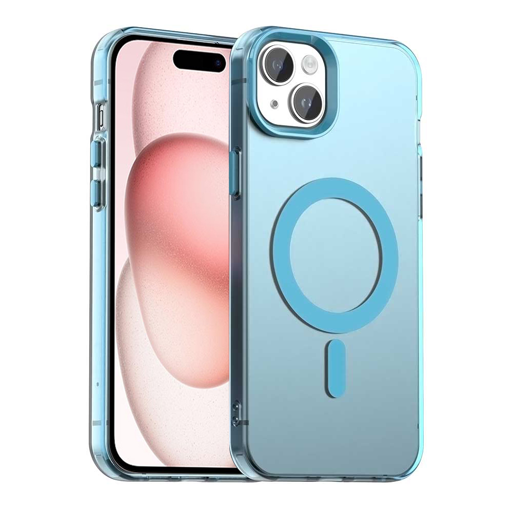 Калъф за iPhone 15 - Techsuit CandyCase MagSafe - Син