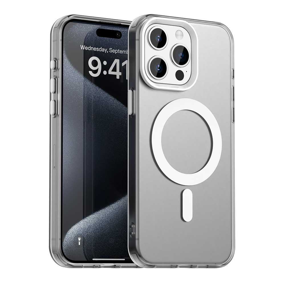 Калъф за iPhone 15 Pro - Techsuit CandyCase MagSafe - Бял